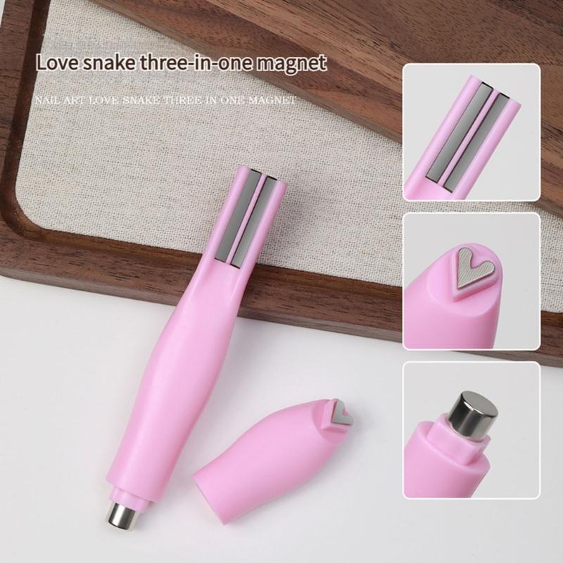 Magnetisch für Nägel Galvanisiert Kätzchenauge Herz Design Magnetisches Nagelwerkzeug Für Salonqualität DIY-Maniküren