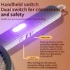 Faltbare elektrische Fliegenklatsche 3-in-1 Elektrischer Mückenkiller Anti-Mückenlampe Wiederaufladbare Wandmontierte Fliegenklatsche