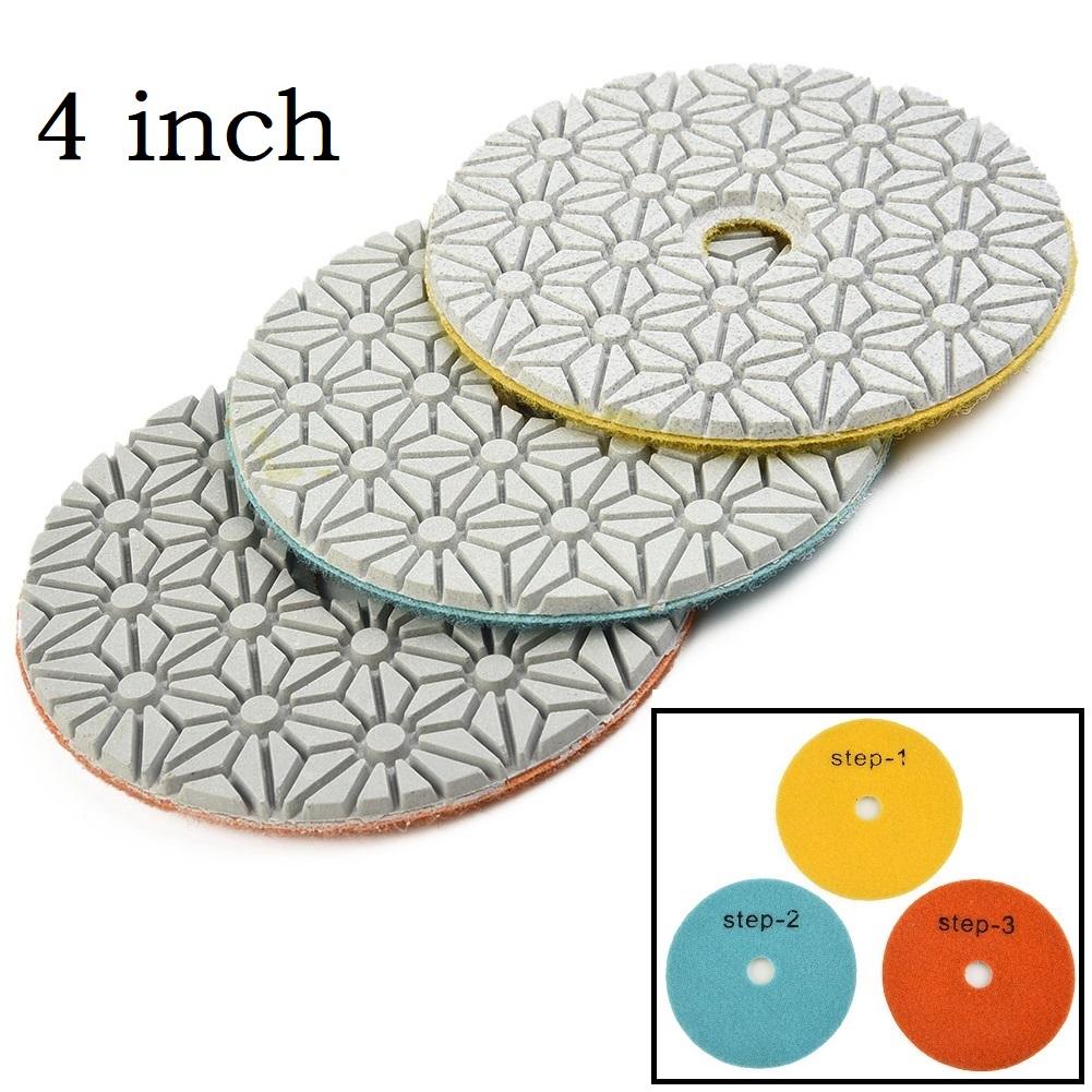 Reliable Polishing Pad 100mm 3 Step Polishing Pads