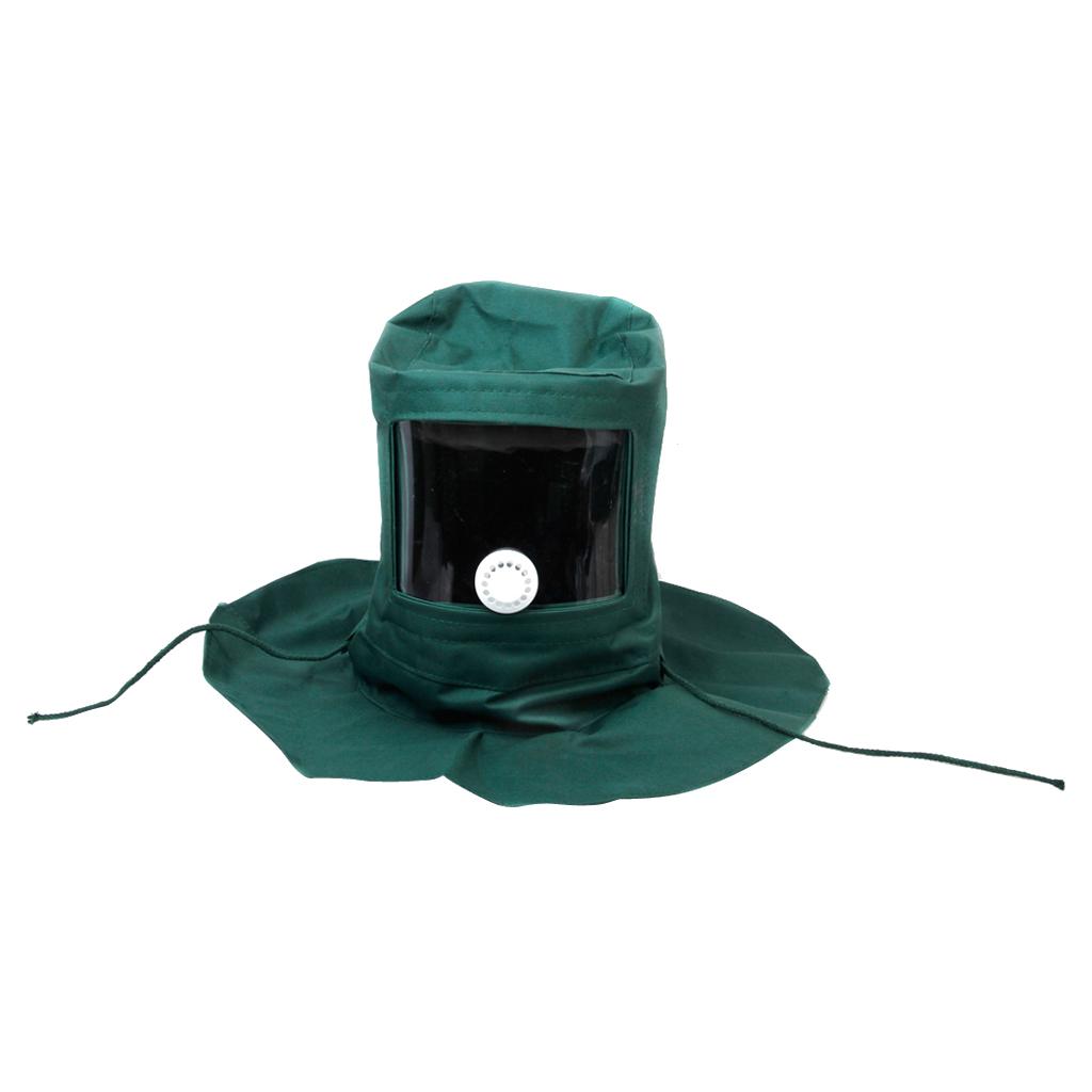 Hood Shawl Cap Wind Dust Protective , Canvas, 15.7inch / 40cm, Green