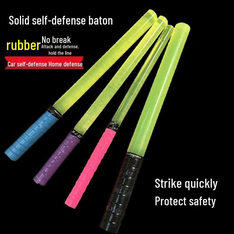 Baishili High-Elastic Rubber Self-Defense Batons