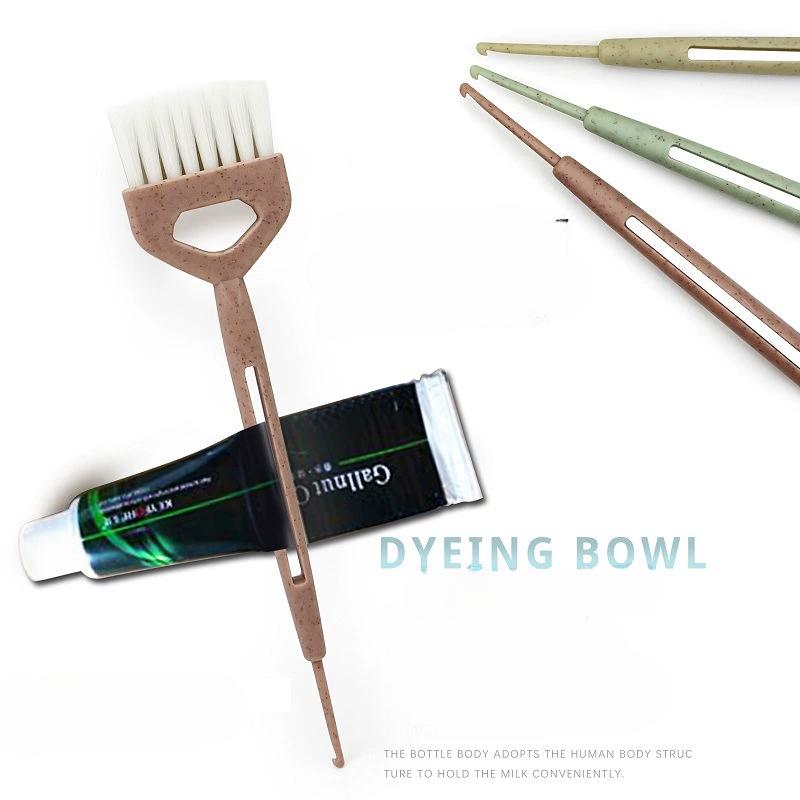 3Pcs Set Professional Hair Dyeing Kit Hair Color Dye Bowl Stirring Brush For Hair Coloring Bleaching Salon Home Salon Dye Tools