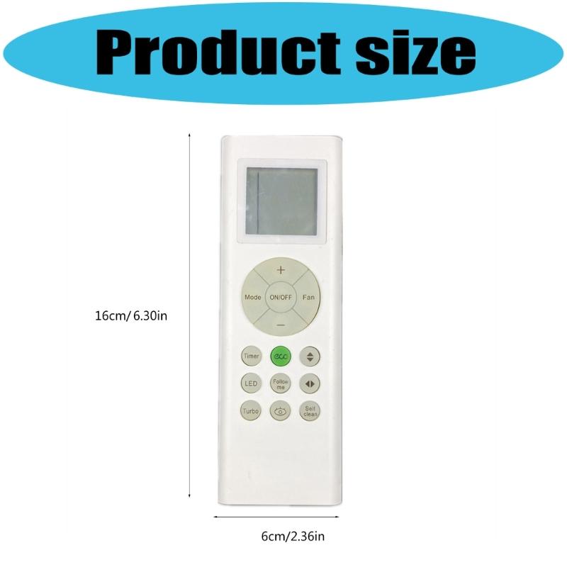 Air Conditioning Remote Replacement Remote Control Suitable for Ensuring Long Lasting Performances and Compatibility