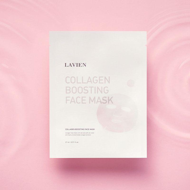 

LAVIEN [1 BOX/4 Sheets] Collagen Boosting Face Mask 1BOX (27ml x 4ea)