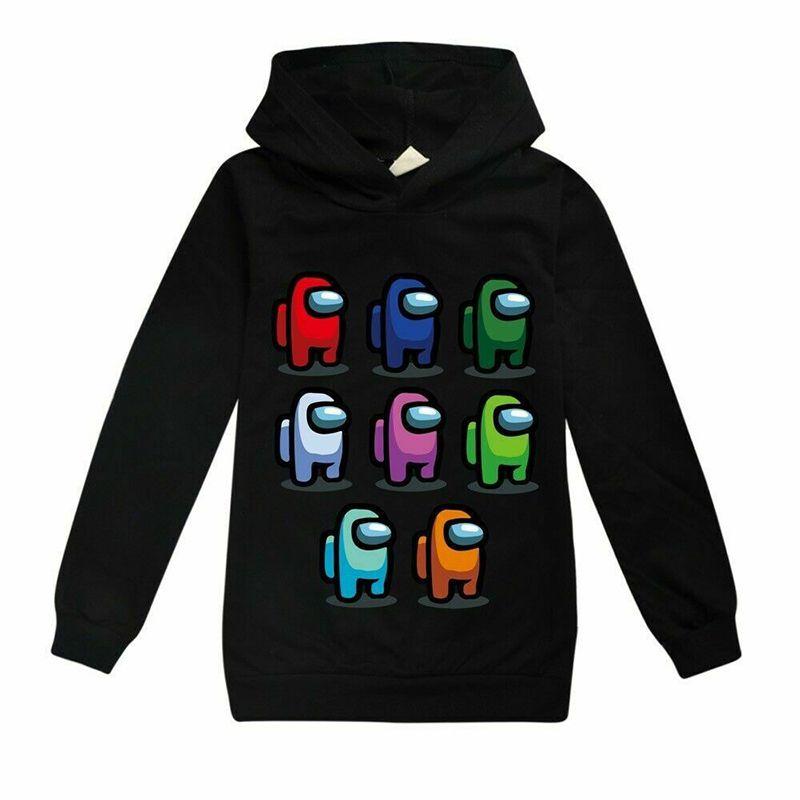 Game Kids Impostor Hoodie Boys Girls Hooded Sweatshirt Jumper Tops