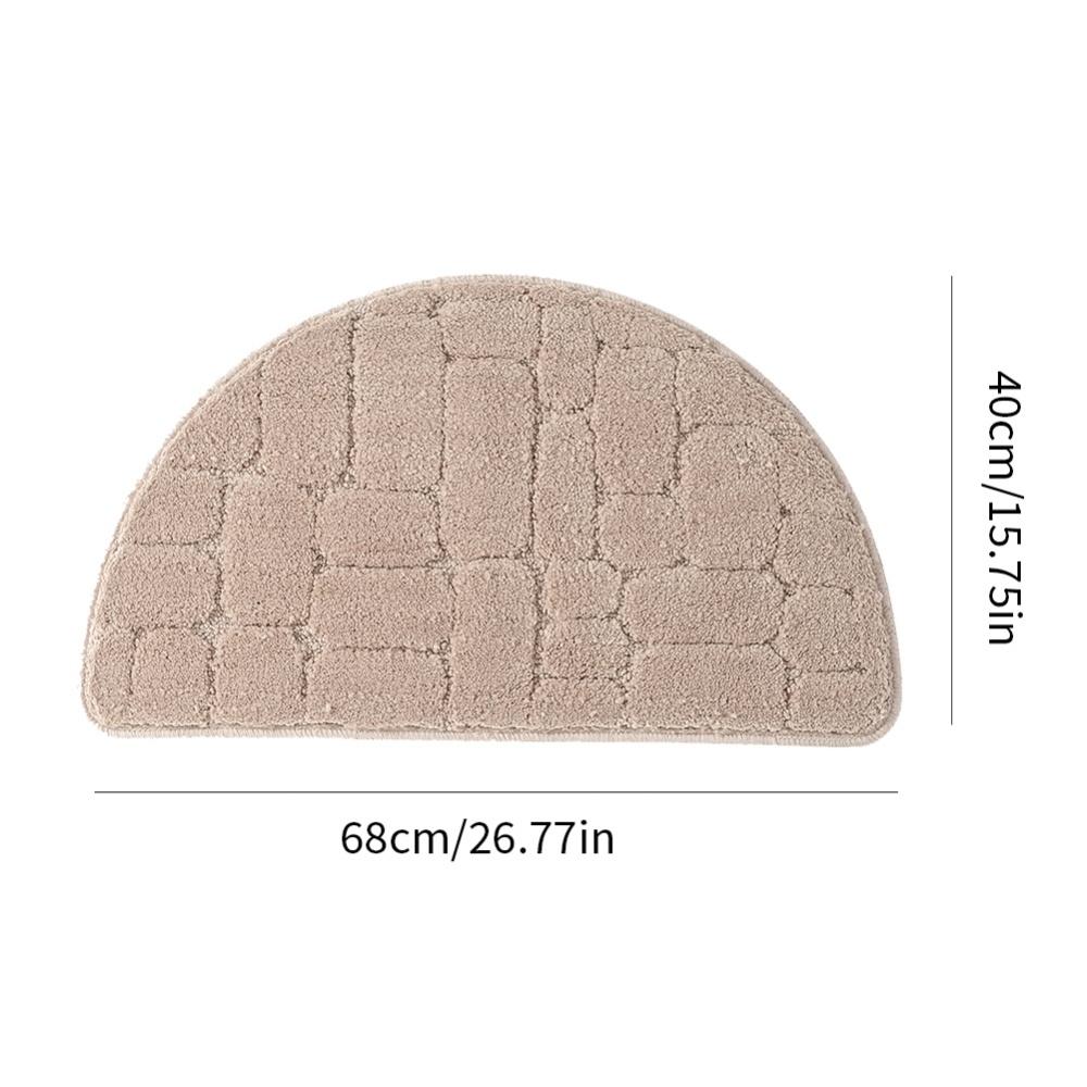 

Килимок для ванної кімнати Нековзкий, вбирає воду М’які килими Килимок для дверей Зручний килимок з мікрофібри Half Moon для ванної кімнати для вітальні, спальні, ванної кімнати та кухні