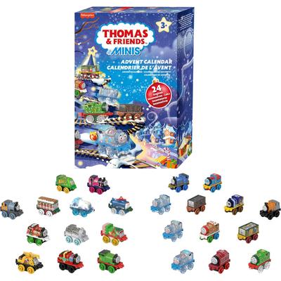 Thomas & Friends Mini adventní kalendář 2024 - 24 mini vláčků, vánoční dárek pro předškolní děti 3+