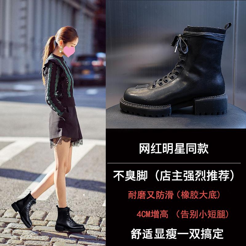 Leather Martin Boots 2025 New Autumn and Winter British Style Retro Platform Short Boots Children's Medium Tube Women's Shoes Fashion