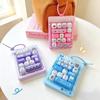 Christmas Gift Sweetheart Keyboard Keycap Keychain 14 Grid Vertical Stress Relief Fidget Accessory for Kids Adults