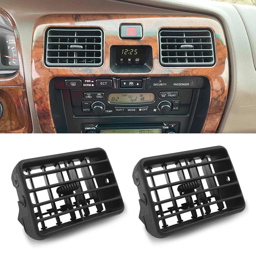 Car Interior Dashboard Front Air Conditioning Outlet Air Vent Cover Grilles Panel Compatible for 55063-35030 55063-35010