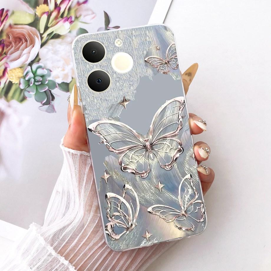 

For Realme Note 70 70T Narzo C71 India RMX5313 Narzo 80 Lite 4G Phone Case Soft Clear Silicone Cover Butterfly Dragon Bumper Narzo 80 Lite 4G