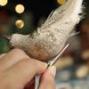 Realistic Simulated White Bird Pendant Artificial Christmas Tree Decoration  Holiday Festival Decor