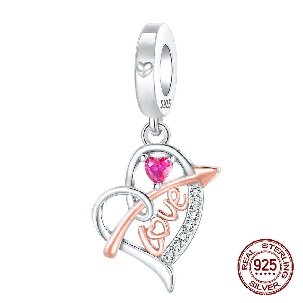 Kupfer Liebe Familienstammbaum Katzen Hunde Ballon Dangle Perlen Passen Original Charms Armbänder DIY Perle Frauen Schmuckherstellung