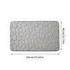 Pebble embossed bath blanket, memory foam absorbent floor mat, bathroom floor mat, anti-skid door blanket, indoor floor mat