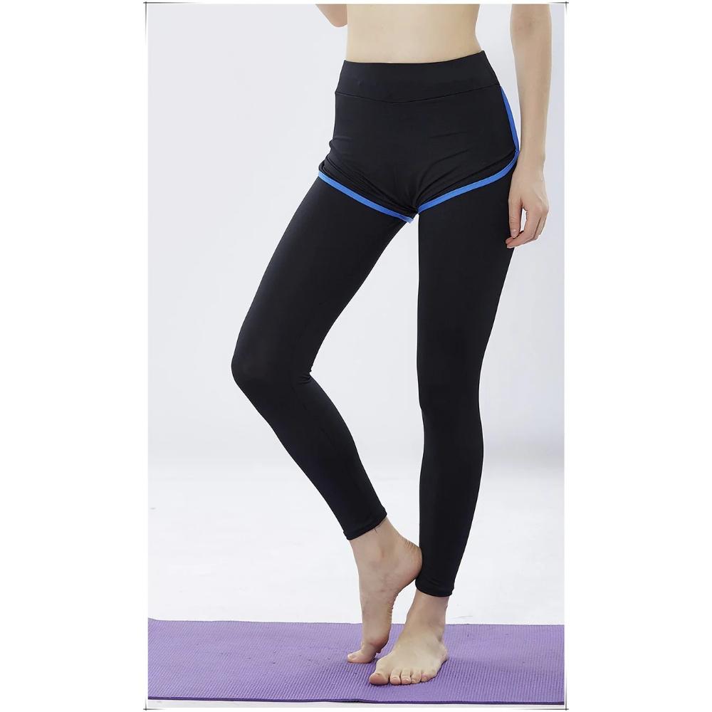 Elastic Slim Yoga Pants Women High Waist Quick Dry Dance Fitness Leggings Running Tights Breathable Trousers