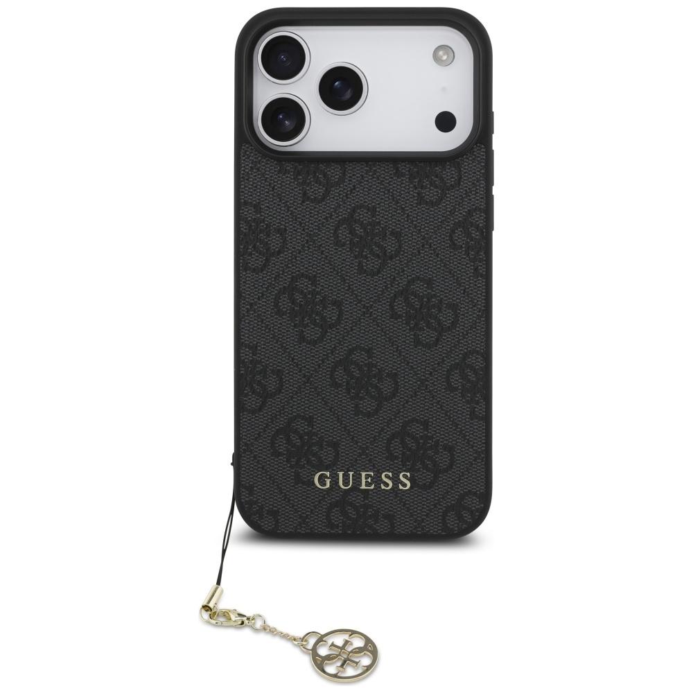 Guess 4G Charms Collection MagSafe case for iPhone 17 Pro Max black
