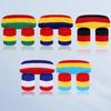 3Pcs/Set Elastic Sport Wristbands Head Sweat Sweatband Running Yoga Hair Bands  Men Women