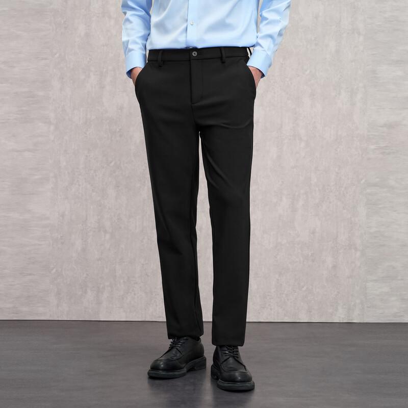EMZ Men's 9D7500908 Micro-Elastic Business Casual Pants