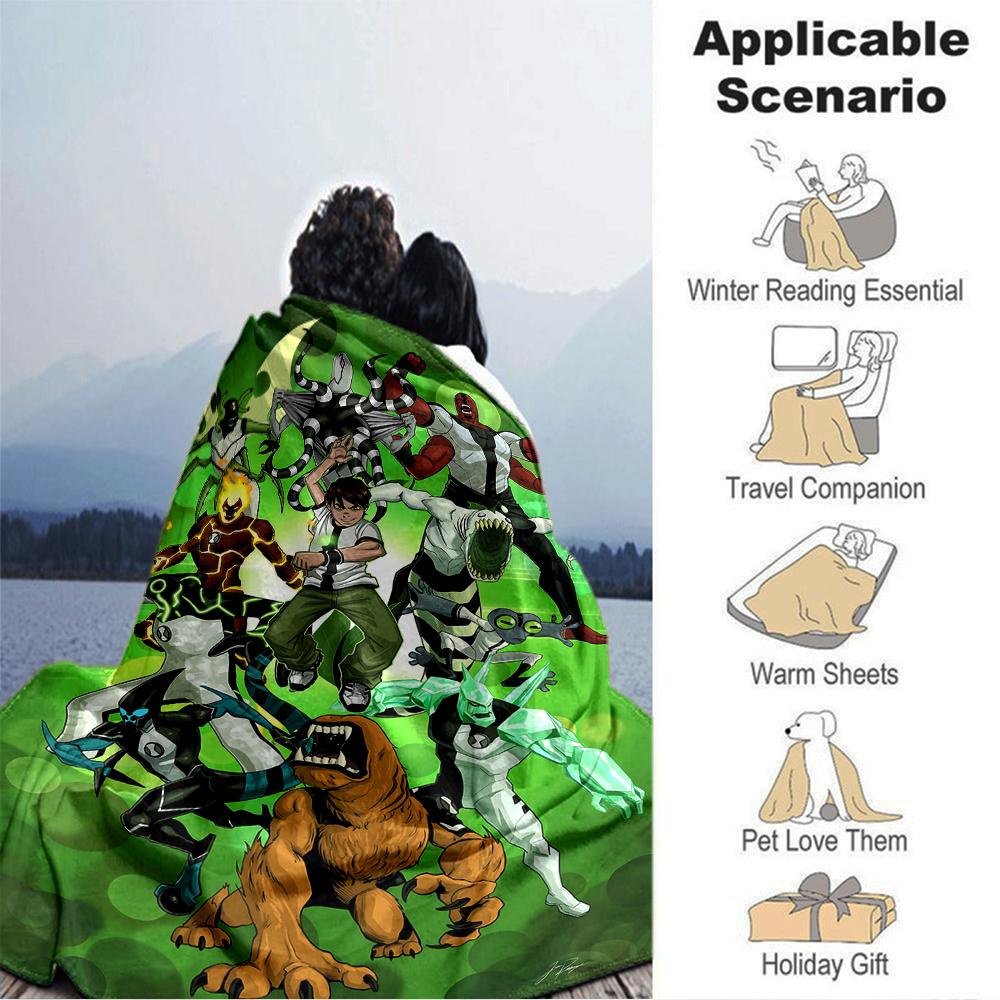Mutant Heroes Blanket Soft Throw Blanket For Home Bedroom Bed Sofa Travel Office Solid Christmas Blanket