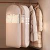 Hanging Garment Bag With Self Compression Zipper Dust Cover Clothes Bags Space Saving Transparent Dust Cover For Closet Storage