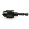 0.6-8mm Quick Change Hexagonal Handle Three Jaw Self Centering Twist Drill Chuck 6.35mm Electric Grinder Drill Chuck Tool