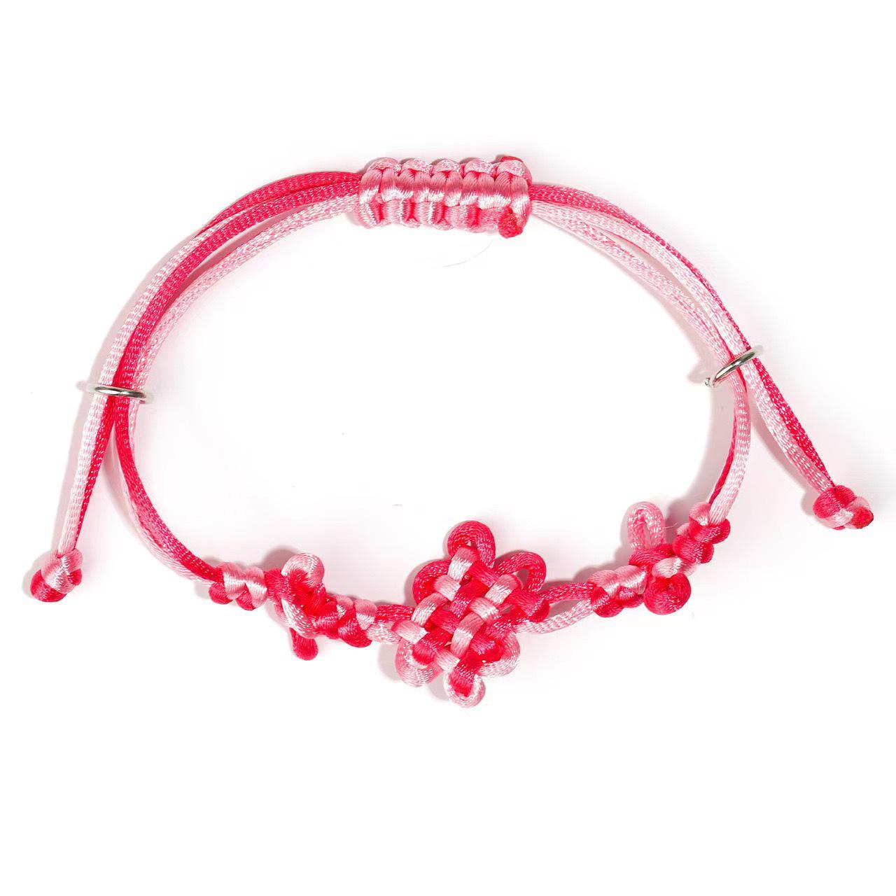 Плетений вручну різнокольоровий браслет дружби з регульованим вузлом для жінок