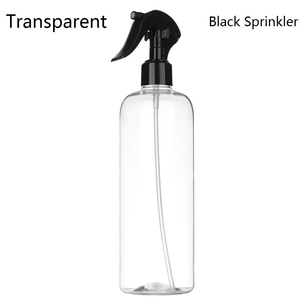 1PCS 500ml Plastic Clear Spray Refillable Bottle Cleaning Hand Water Spray Bottles Garden Empty Container Travel Makeup Tool