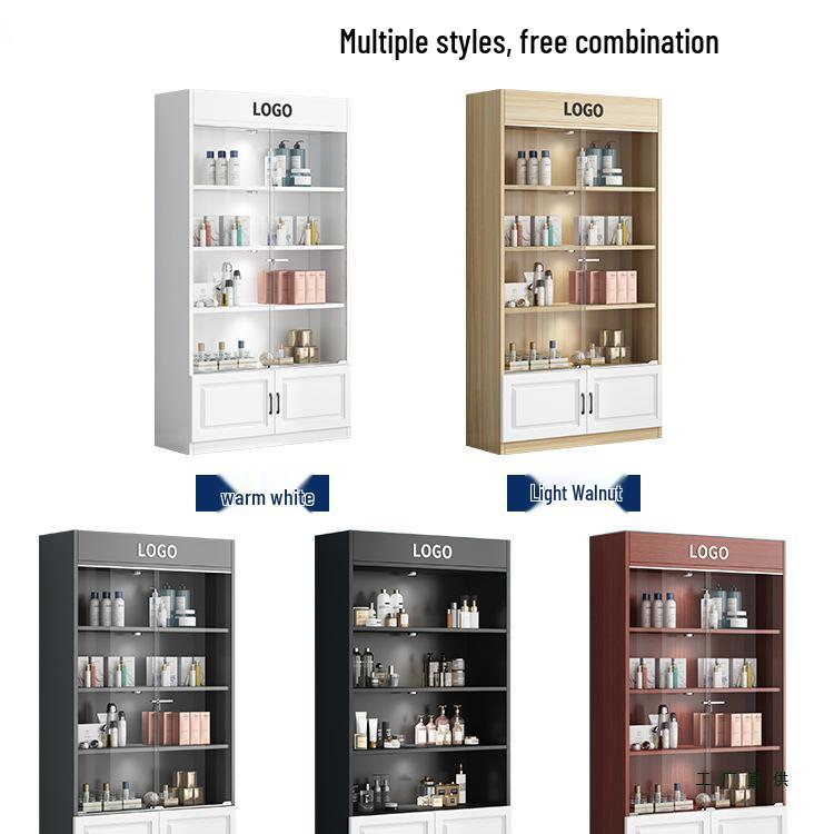 Nail & Beauty Salon Glass Display Cabinet