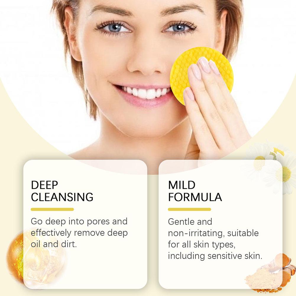 Gesichts Reinigung Pads Peeling Massage Balance Öl Poren Glatte Entfernen Schrumpfen Haut Dark De Q7X6