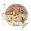 Christmas Table Sign | Christmas Verse Scene Sign | Christmas Ornament Standing Verse Scene Sign Desk Ornament Decoration