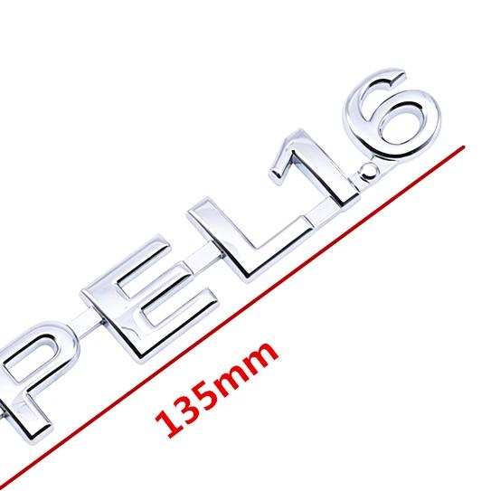 1Pc Metal 3D Sticker Emblem Car Body Fender Side Rear Trunk Bumper Badge Logo Decal Letter Labeling Opel Astra Zafira Corsa Vectra