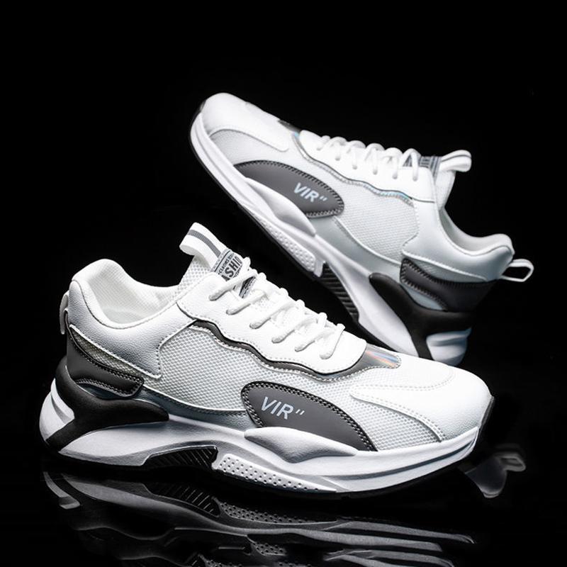 Herbsttrend Herrenschuhe Atmungsaktive Mesh-Sneakers All-Match Rutschfeste Herren Casual Old Fashion Schuhe