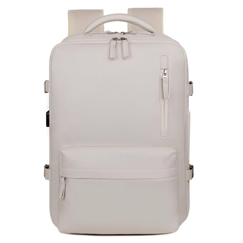 Backpack with Large Capacity, High-end Feel, Expandable Business Backpack, Multi-functional Luggage, Casual Backbag with Shoe Compartment