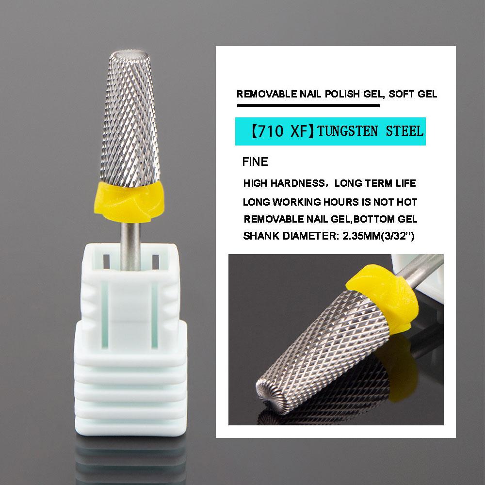 2023 NEW Tungsten Steel Nail Drill Bits Milling Cutter For Remove Nail Gel Diamond Drill Bits For Remove Dead Skin Burrs Bits