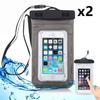 Set of 2 Waterproof Pouches for Redmi Note 14 Pro Plus - Note 13 Pro - Note 12 - Note 11/11S - Waterproof Pouch