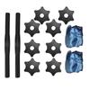 Woman Fitness Portable Adjustable Water Filled Dumbbell Arm Muscle Training Home Yoga Shaping EquipmentBlue 8‑10KG