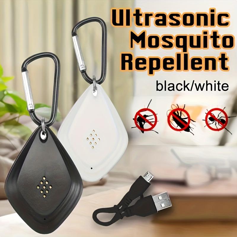 USB Mini Sonic Insect Repellent | Intelligent Variable Frequency Repels Mosquitoes/Fleas/Ticks | ABS Material, Portable for Travel/Camping/Home/Garden