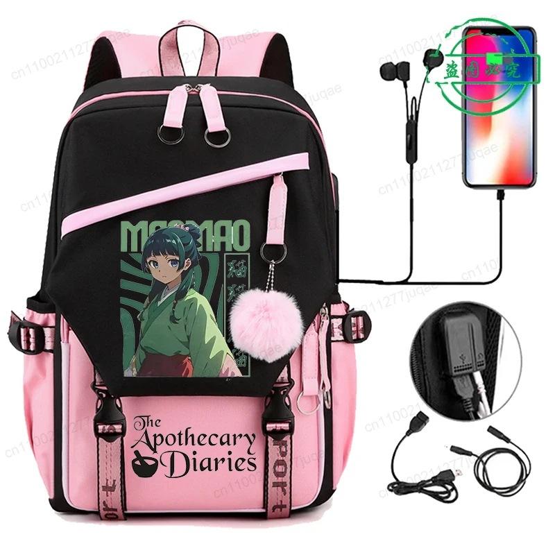 De Apothekersdagboeken Anime Cosplay Rugzak Studenten Schooltas Cartoon Boekentas Laptop Reizen Rugzak Buiten Kinderen Cadeaus