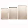 Gold 9/11/13inch Oven Baking Pan Nonstick Carbon Steel Cake Baking Tray Rectangle Turkey Roasting Pan