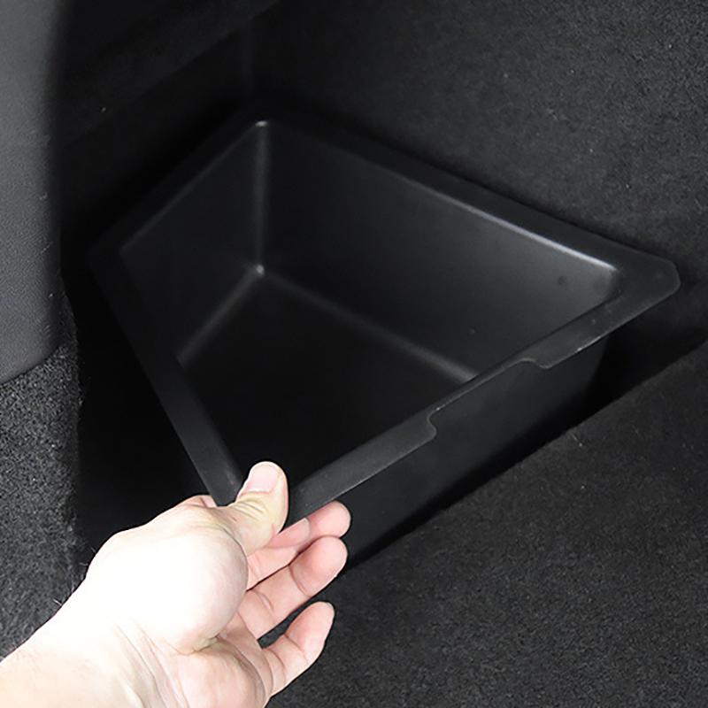 2024 New For Tesla Model Y Side Storage Box Of The Trunk Organize Pockets Gap Filler Car Interior Accessories