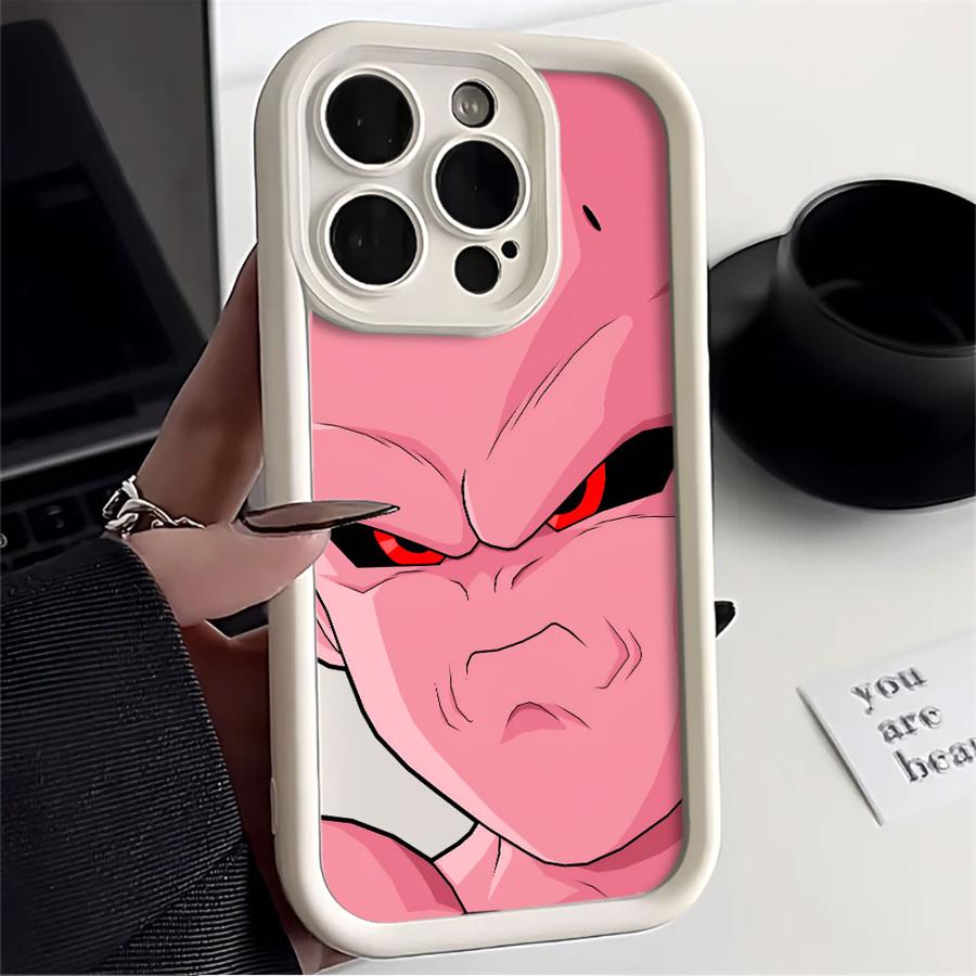 Case for iPhone 18 XS Max 15 16 14 Plus XR 13 12 11 Pro Max 17 Air 16e Soft Cover Dragon Ball Z Cell Majin Buu