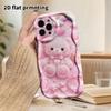 Phone Case: 2D Flat Design Suitable for iPhone 18, 17, 16, 15, 14, 13 Pro Protective Cases, Couple Style, Cute Little Bear, Christmas and Halloween Gi