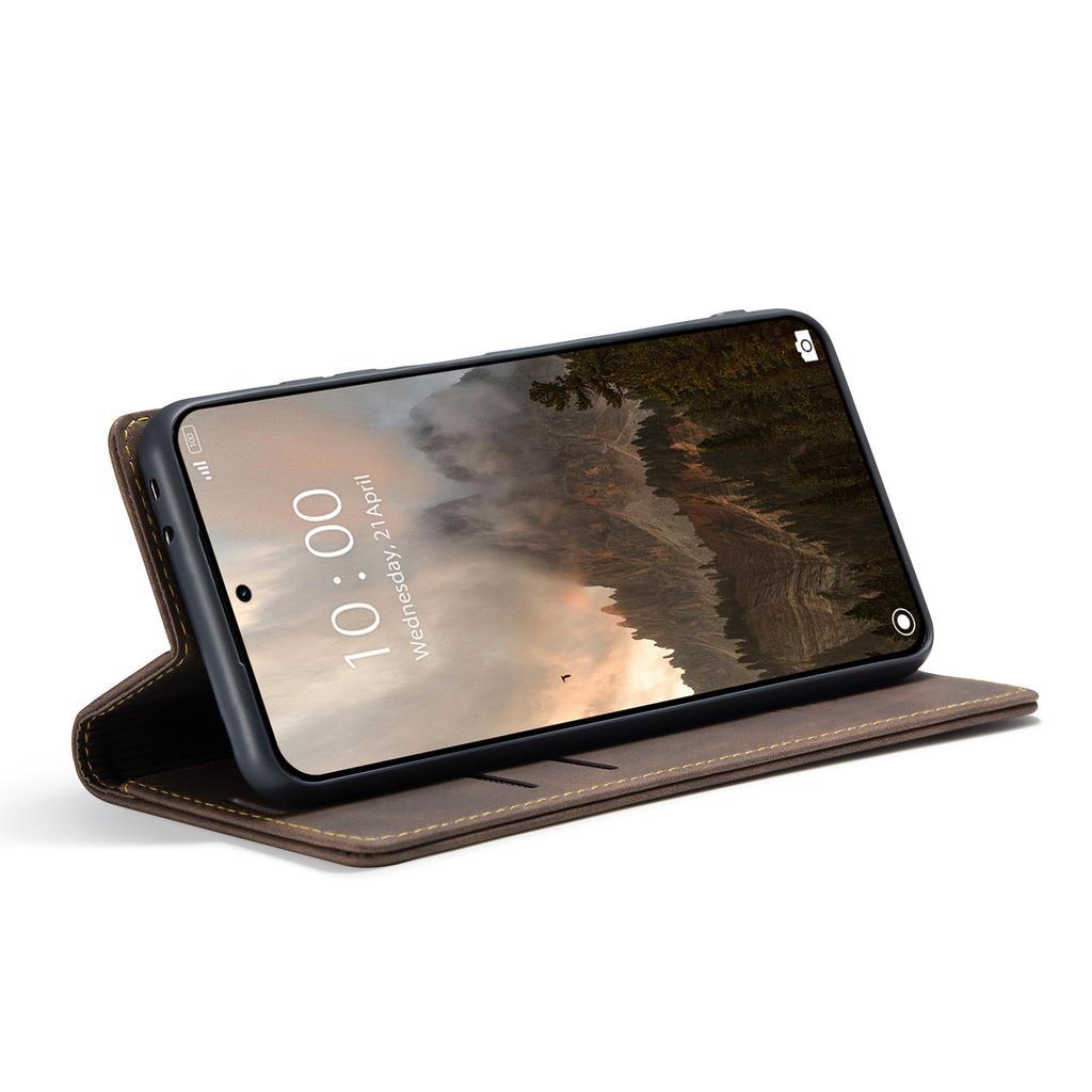For Xiaomi 14T Pro Case CASEME 013 Series Card Holder Stand Leather Phone Cover