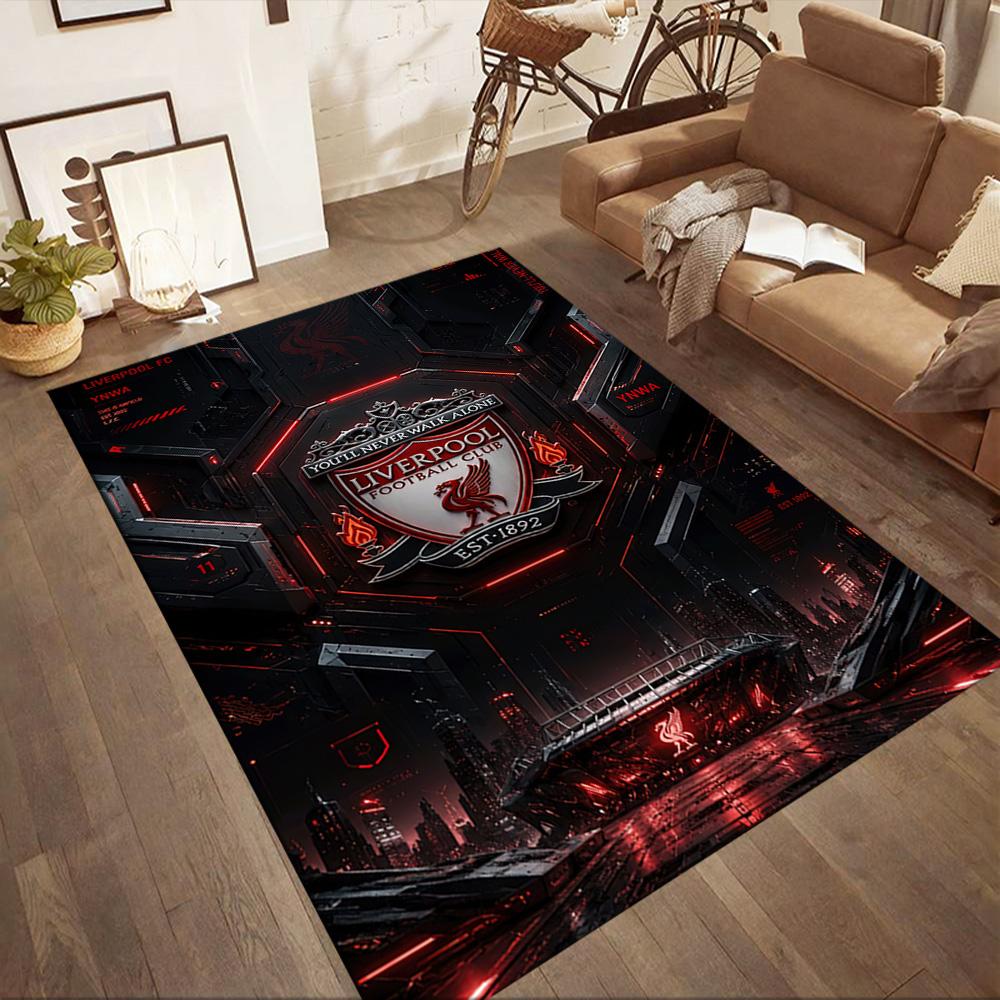 Liverpool Football Club Floor Mat Perfect For Study Room Dormitory Kitchen Entryway Antislip Carpet Decorate Offices Birthdaychristmas Gift