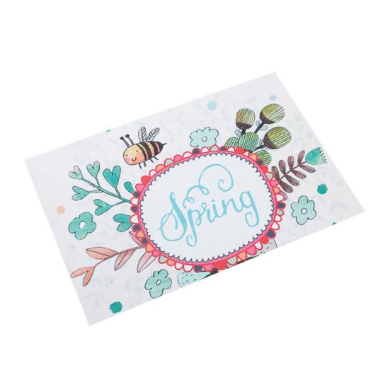 

Настольный коврик, нескользящий декоративный кролик, пасхальный коврик для столового стола, декор для стола, товары для дома F