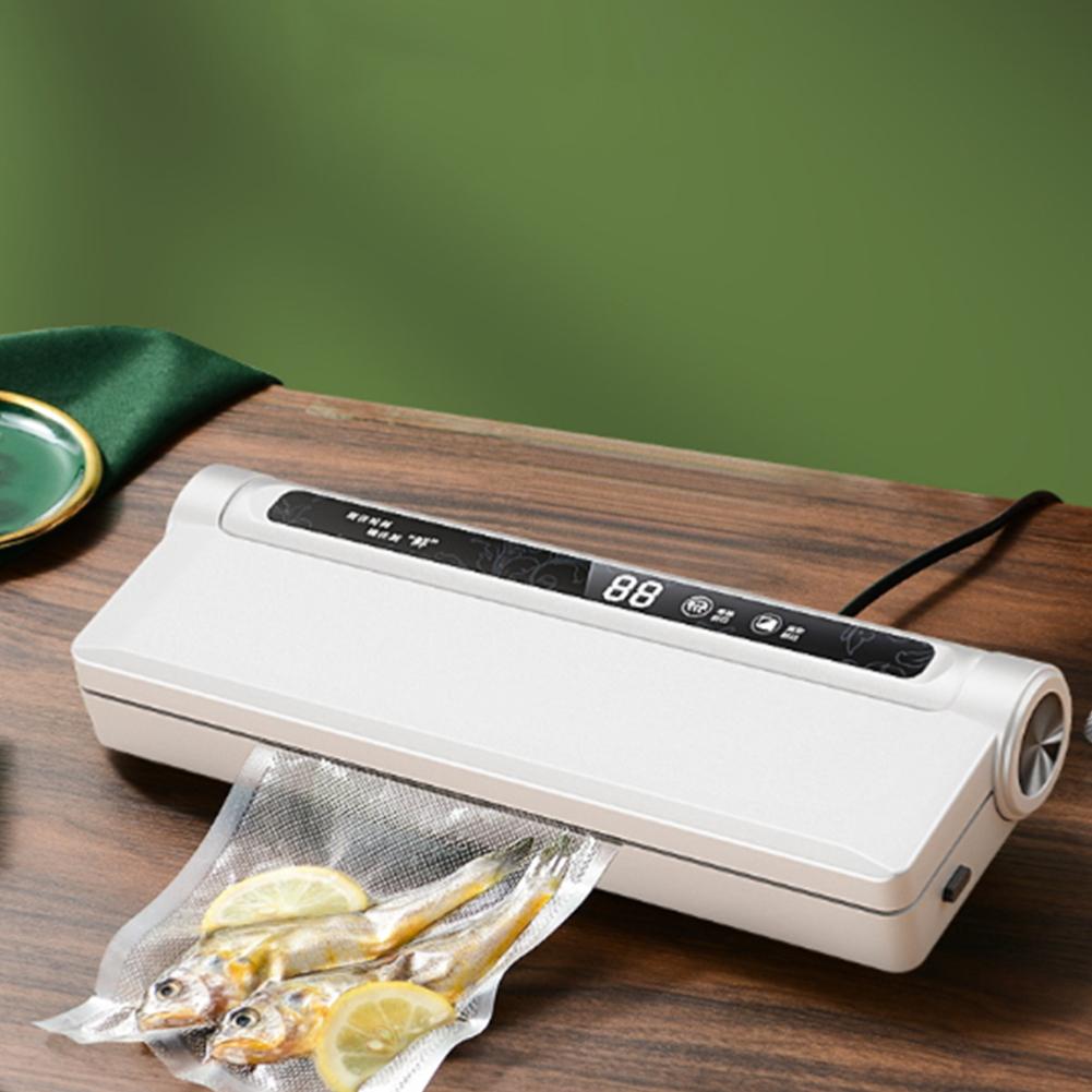 Food Vacuum Sealer Food Vacuum Sealer Machine One Click Intelligent Operation with 20 Bags Dry and Wet Sealer for Home Kitchen