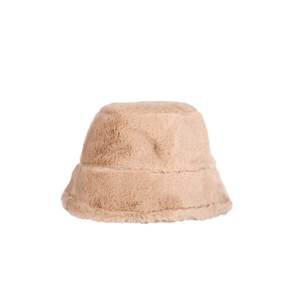 Korean Style Wool Bucket Hat Imitation Fur Warm Fisherman Hat Retro Women's Plush Hat  Girls