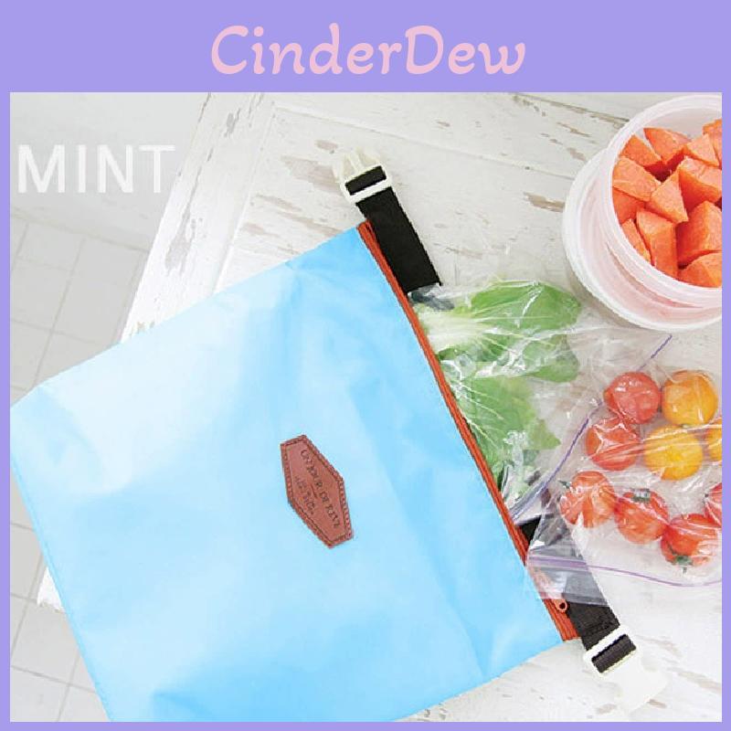 Fashion Insulated Lunch Bag With Nylon Material For Office And Picnic Use