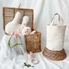 Korea 2024 Floral Embroidered Stroller & Diaper Bag - Cotton Storage for Outings