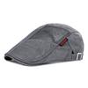 VOBOOM Gorra Plana de Algodón Verano Hombres Gorras Ivy Gorra de Conductor Ajustable Newsboy Gorros de Panadero Boina Retro Masculina Sombrero de Sol para Exteriores